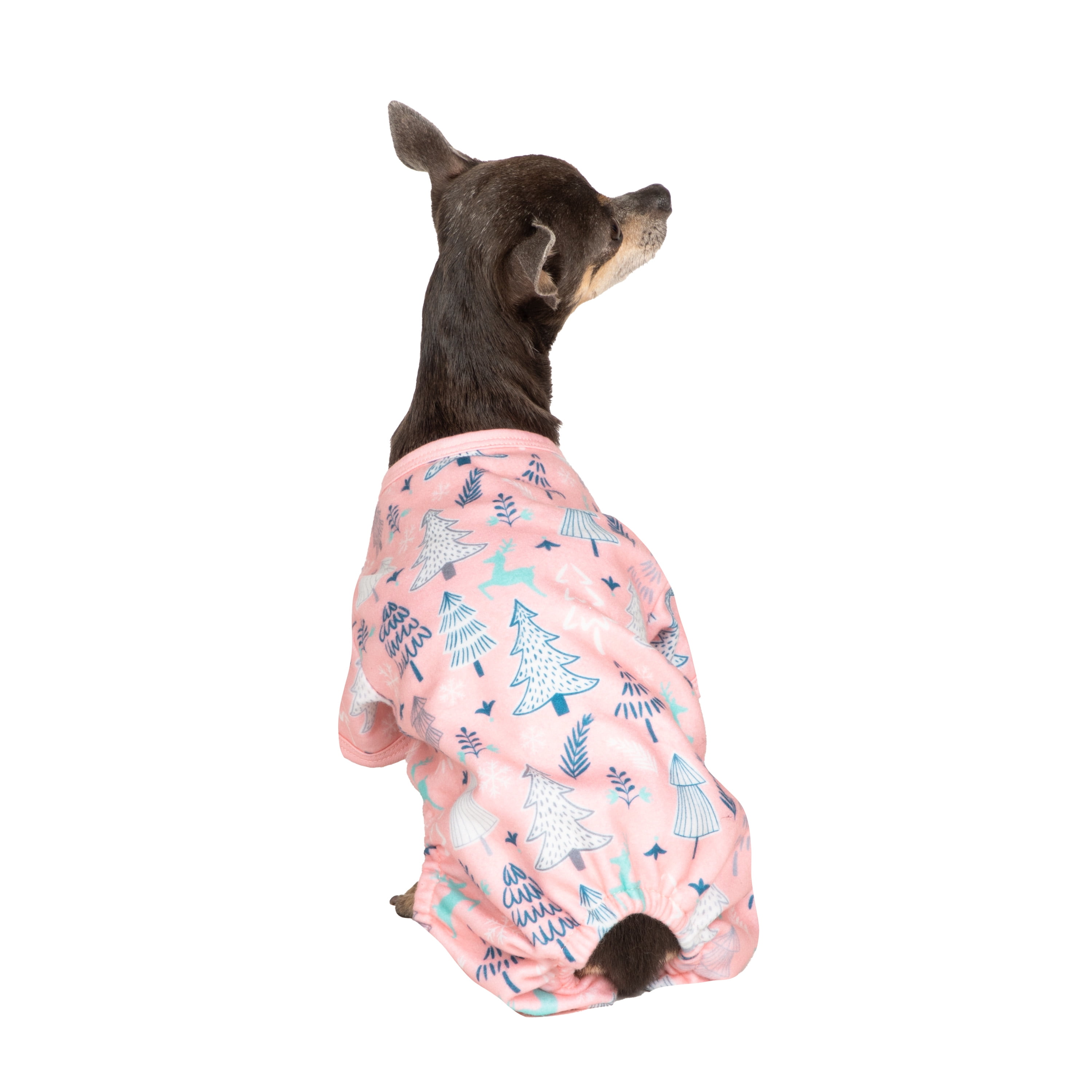 Vibrant Life, Dog and Cat Clothes, Novelty Print Pet Pajama, Pink, XS