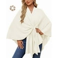 thumbnail image 1 of Châle Ouvert - Poncho Chandail pour Femmes, 1 of 8