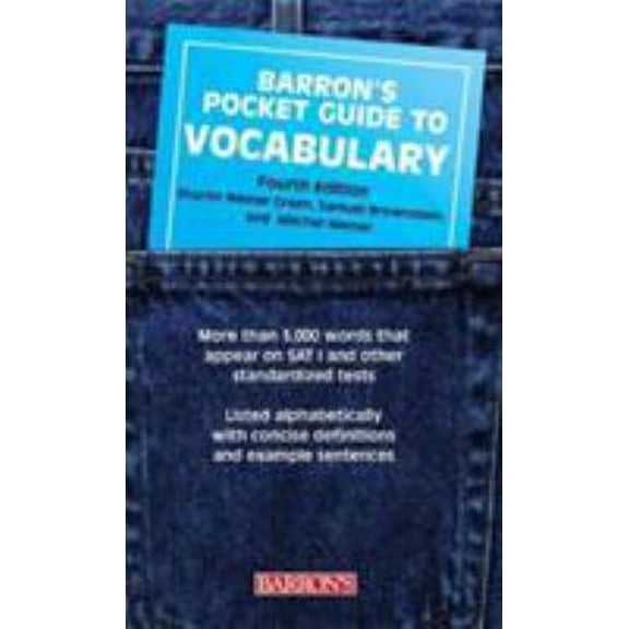 Pre-Owned Barron's Pocket Guide to Vocabulary (Barron's Pocket Guides) (Paperback) 0764126946 9780764126949