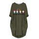 thumbnail image 1 of Vestido de manga larga para mujer Vestido informal con cuello redondo y estampado navideño Fridja nbo3091, 1 of 3