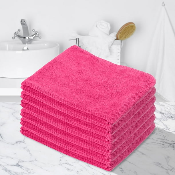 Juego de 6 Toallas Absorbentes Premium para El Cuerpo y El Cabello, 30 X 70 Cm, de Secado Rápido, para El Hogar, El Gimnasio y El Spa.