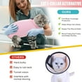 thumbnail image 5 of 1Pc/2Pcs Cat Surgery Recovery Suit Cat Onesie for Cats After Surgery Female Breathable Spay Suit for Abdominal Wound Skin Diseases E-Collar Alternative Wear, 5 of 7