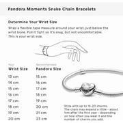 Pandora Moments Silver Bracelet with Heart Clasp