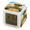 thumbnail image 1 of JUSTUP Digital Alarm Clock , LED Digital Bedroom Alarm Clock Easy Setting Cube Wake up Clocks with 4 Sided Sammy's Avonturen Pattern Soft Night Light Large Display Ascending Sound（Pattern 12） M01, 1 of 5