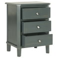thumbnail image 2 of SAFAVIEH Joe Classic End Table with 3 Storage Drawers, Steel Teal, 2 of 4