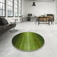 thumbnail image 3 of Ahgly Company Indoor Rectangle Contemporary Dark Forest Green Abstract Area Rugs, 5' x 8', 3 of 6