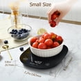 thumbnail image 2 of Arboleaf Smart Food Scale, 22lb Digital Food Scale with Nutritional Calculator & App, Precision 0.1oz/0.5g, Black, 2 of 9