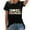 Black, variant on Trendfront Womens Choose Kindness T Shirts Crewneck Graphic Casual Short Sleeve Loose Fit Tops Trendy Fashion Tee Pullover Daily Outfits