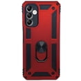 thumbnail image 1 of Funda Uso Rudo Con Anillo Magnético Para Samsung A14 Rojo Más 2 Micas De Cristal, 1 of 5