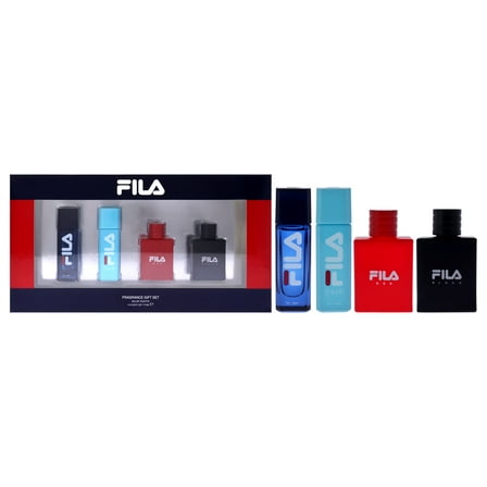 Fila for Men, Fresh, Black, and Red Mens Cologne Gift Set, Mini 3 pc EDT