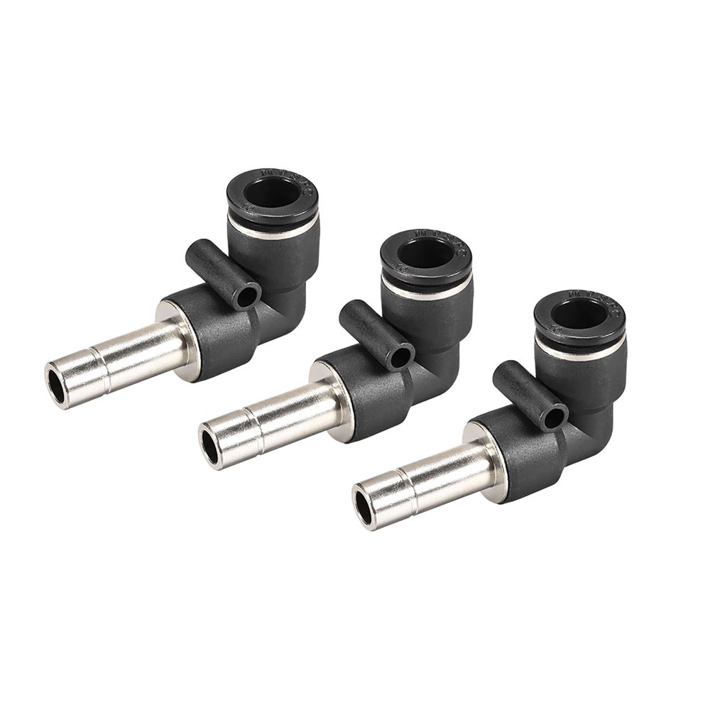Push to Connect Tube Fitting,PlugIn Elbow Pneumatic Air Push Fit Lock Fitting 10mm Tube OD x