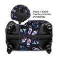 thumbnail image 2 of Pofeuu Love Butterflies Print Luggage Suitcase Cover Protector Luggage Washable Covers Aesthetic for 18/24/28/32 inch Luggage（No luggage included）-Large, 2 of 7