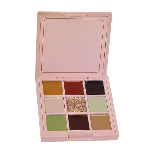 Kit de paleta de gel para uñas de 9 colores sólidos, gelatina japonesa pigmentada para salón de uñas Color de gelatina de té rosa