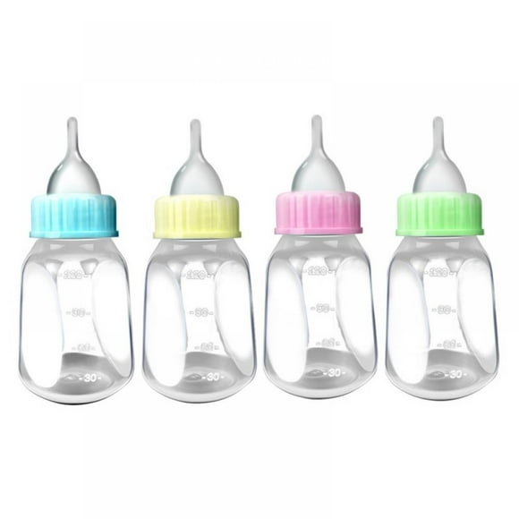 Greyghost 120ml Puppy Kitten Feeding Bottle, Pet Dog Cat Bady Nursing Water Milk Feeder, Newborn Cat Drinking Nipple Bottle with Cleaning Brush