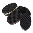 thumbnail image 1 of 1Pc Oval Brush for Afros Dreadlocks Curl Coil Wave Double-sided Hair Twist Sponge Magic Hair Braider Random Color, 1 of 4