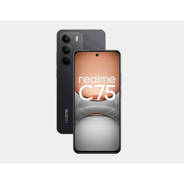 Realme C75 4G Dual Sim 256GB ROM 8GB RAM GSM Unlocked - Black