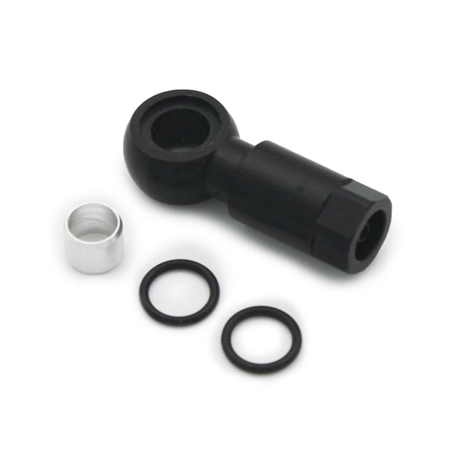 Conector de manguera de freno de disco hidráulico Yuarrent para bicicletas de montaña Negro OD019869-06