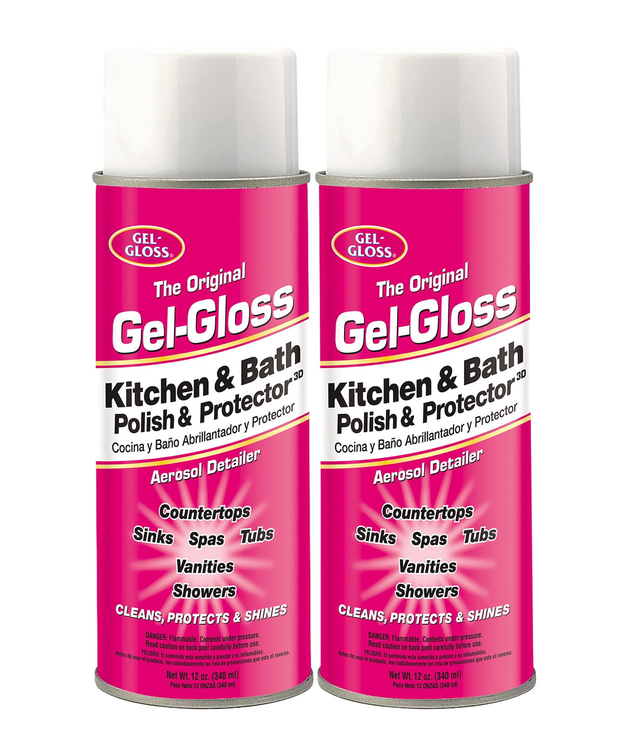 Gel Gloss Original Kitchen and Bath/RV Polish and Protector Value Pack