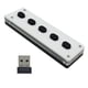 thumbnail image 1 of Silent Silicone Bluetooth Custom Programming Macro Keyboard 5-Keys Macropad Copy Paste USB Keypad, Bluetooth+Wireless, 1 of 5