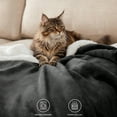 thumbnail image 5 of U by Bedsure Sherpa Fleece Throw Blanket Charcoal - Thick and Warm, Soft and Fuzzy Throw, 50x60 inches, 5 of 9