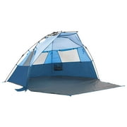 Lightspeed Outdoors Quick Cabana Beach Tent Sun Shelter (Blue Tides)