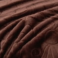 thumbnail image 3 of Flannel Bed Blanket,Soft Embossed Plush Fleece Blanket, Queen 75" x 91",3.3lb, 3 of 6