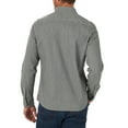 thumbnail image 2 of Wrangler Men's Long Sleeve Stretch Snap Pocket Denim Shirt, 2 of 3