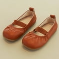 thumbnail image 2 of IROINNID Girl's PU Soft Sole Shoes Shallow Open Princess Square Toe Party Big Flats Shoes, 2 of 9