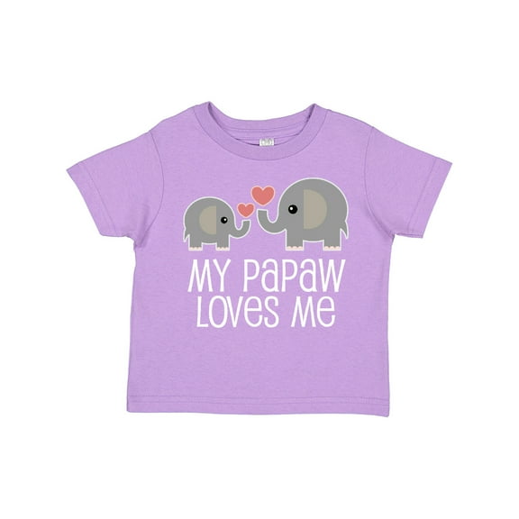 Inktastic Papaw Grandpa Loves Me Boys or Girls Toddler T-Shirt