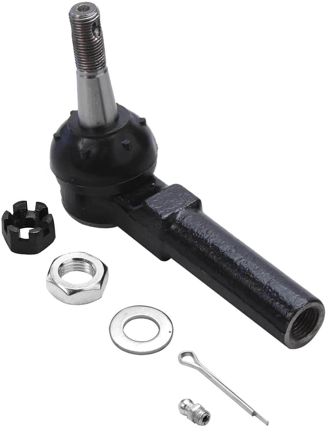 Detroit Axle - Front Tie Rods Kit for Chevy Impala Pontiac Grand Prix Buick LaCrosse Regal Century, 4 Inner & Outer Tie Rods, 2 Boots, Replacement