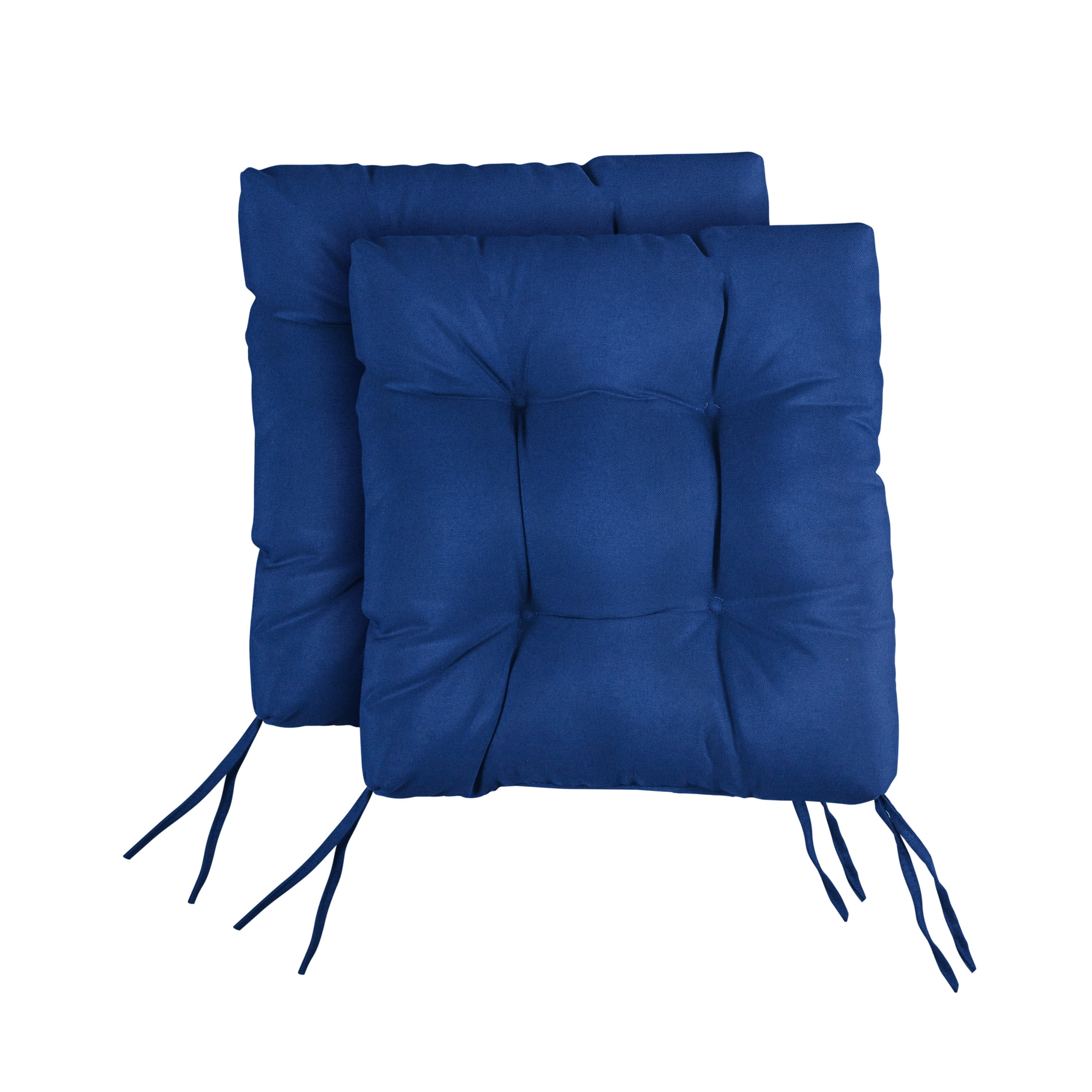 Sorra Home Marine Tufted Chair Cushion Square Back 19 x 19 x 3 (Set of 2)