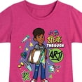 thumbnail image 3 of Karma's World - Speak Through Art - Winston - Toddler & Youth Girls Short Sleeve Graphic T-Shirt, 3 of 5