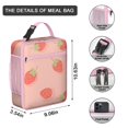 thumbnail image 3 of Strawberry Lunch Box Insulated Lunch Bag Box Women Men Reusable Cute Meal Bag for Students Cooler Tote Bag Lunchbox for Office School Picnic, 3 of 6