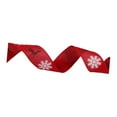 thumbnail image 2 of jifeng Christmas Ribbon 10 Meters Long Decorative Ribbon for Festival Wreath Crafts Red, 2 of 9