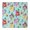 Pioneer Flower Floral-3, variant on Pioneer Flower Floral Print Pattern Square Fitted Tablecloth with Elastic Edge,Square Table Cover,Washable Elastic Table Cover for Home Kitchen Party Decor 34"x34"