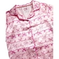 thumbnail image 4 of dELiA*s Girls Pajamas Satin Collared Button Down Long Sleeve Sleep Shirt & Bottoms Set 2 Piece, 4 of 7