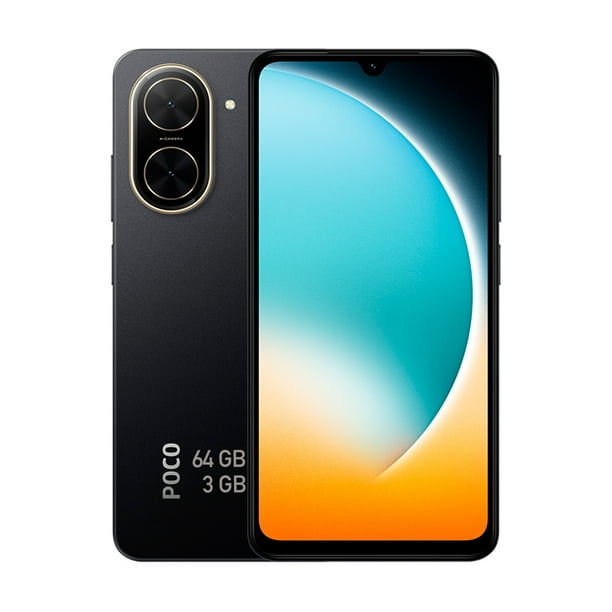 Smartphone Xiaomi Poco C71 64GB 3GB Negro Dual Desbloqueado
