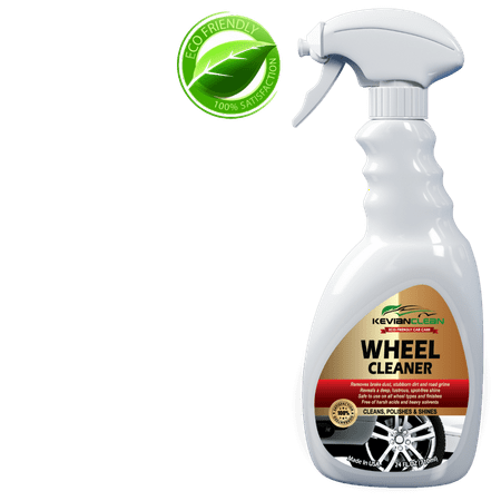 Car Wheel Cleaner by KevianClean - Best Alloy, Chrome Plated, Aluminum, Rim, Tire and Brake Dust Cleaner - High Foaming for Polishing & Dressing for Extra Shine -Easy Spray Eco-Friendly (Best Product To Clean Aluminum Wheels)