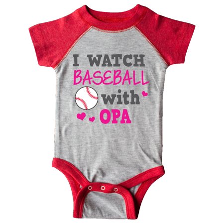 

Inktastic I Watch Baseball with My Opa Gift Baby Boy or Baby Girl Bodysuit