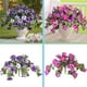 thumbnail image 1 of Petunia Artificial Morada y Rosa Colgante - 25,6 X 15,7 Pulgadas - Enredadera de Flores Artificiales para Decoración de Paredes de Patio, Bodas y Hogar, 1 of 7