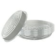 thumbnail image 2 of PET-U 5/10 Pack Clear Thick Plastic Heavy Duty Sturdy Plant Saucer Drip Trays for pot, 2 of 10