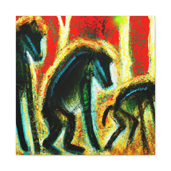 Baboon In Expressionism - Canvas