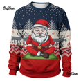 thumbnail image 1 of Vestido navideño para hombre y mujer, ropa gráfica, Top de manga larga de gran tamaño, Jersey Universal a la moda, novedad de 2024, 1 of 4