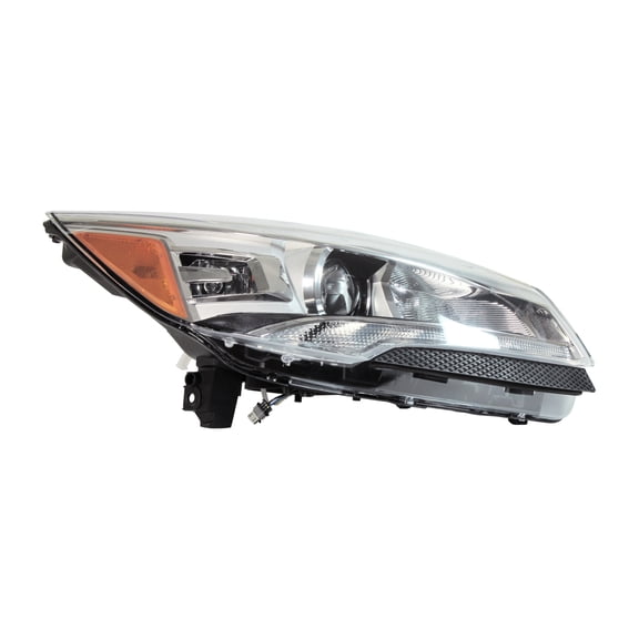 KAI New CAPA Certified Standard Replacement Passenger Side Headlight Lens And Housing, Fits 2013-2016 Ford Escape
