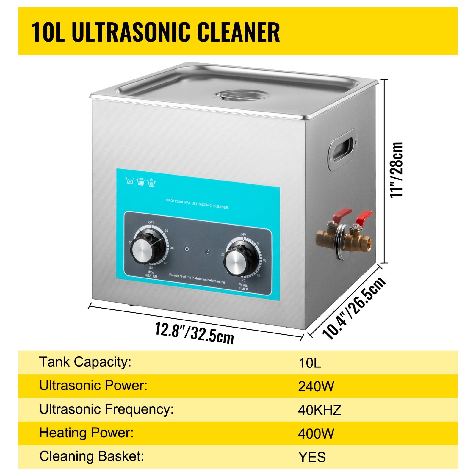 3L 6L 10L 15L 22L 30L Electric Ultrasonic Cleaner Portable Washing Machine Lave-Dishes Diswasher Ultrasound Home Appliance