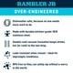 thumbnail image 4 of Botella YETI Rambler Jr. 350 ml para niños con tapón de pajita Big Sky Blue, 4 of 7