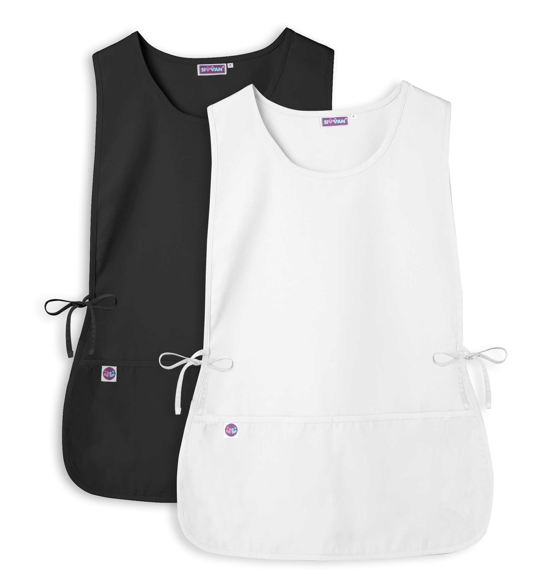 Sivvan Unisex Cobbler Apron 6 Pack - Adjustable Waist Ties 2 Deep front pockets