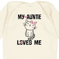 thumbnail image 4 of Inktastic My Auntie Loves Me Girls Long Sleeve Baby Bodysuit, 4 of 5