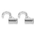 thumbnail image 1 of 2 uds ganchos conectores para colgar armario gancho sobre el gancho debajo del gabinete ganchos de armario de aleación de aluminio duraderos perchas de Metal para armario, 1 of 7