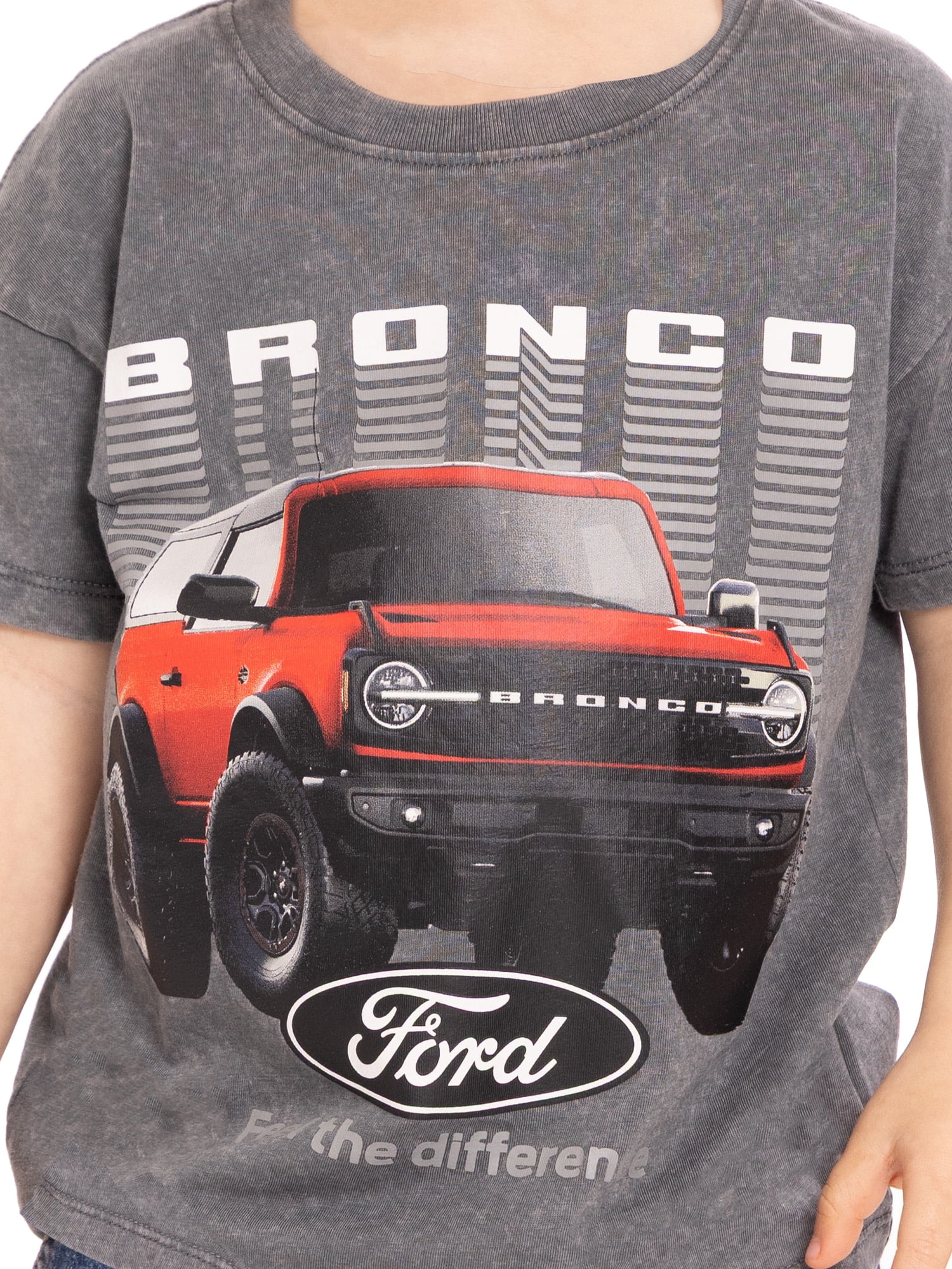 Ford Bronco Toddler Graphic Crewneck Tee with Short Sleeves, Sizes 12M-5T